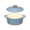 CASSERUOLA GHISA BLU 20CM