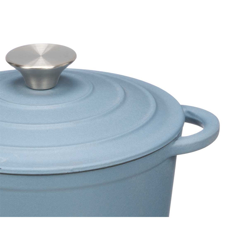 CASSERUOLA GHISA BLU 20CM
