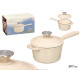 PADELLA SALSA GHISA BEIGE 34X17X10CM