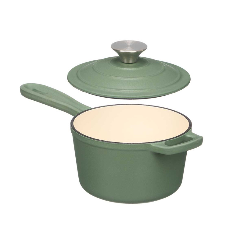 CASSERUOLA GHISA VERDE 34X17X10CM