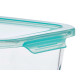 SET 3 FIAMBRERA VIDRIO RECTANGULAR 640 1040 1520ML
