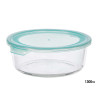 FIAMBRERA VIDRIO REDONDA TAPA AZUL 1300ML