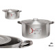CASSERUOLA 40 CM 25L ALLUMINIO