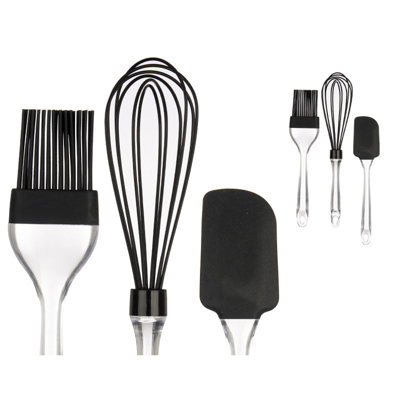 SET 3 PEZZI UTENSILI IN SILICONE