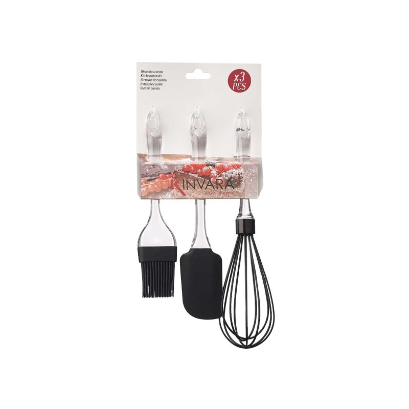 SET 3 PEZZI UTENSILI IN SILICONE