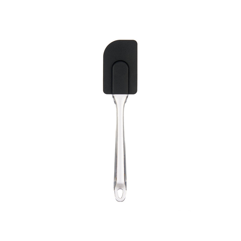 SPATULE DE CUISINE EN SILICONE TRANSPARENT NOIR