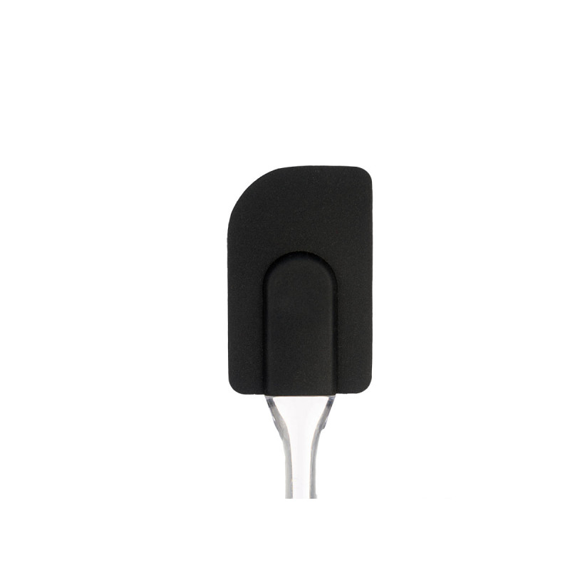 SPATULE DE CUISINE EN SILICONE TRANSPARENT NOIR
