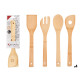 SET 4 USTENSILES DE CUISINE EN BAMBOU