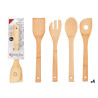 SET 4 PCS BAMBOO KITCHEN UTENSILS