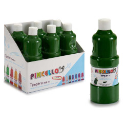 BOTE PINTURA TEMPERA 400 ML VERDE OSCURO