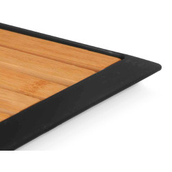 TABUA PARA CORTAR PAO PRETA 38X27CM
