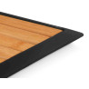 TABUA PARA CORTAR PAO PRETA 38X27CM