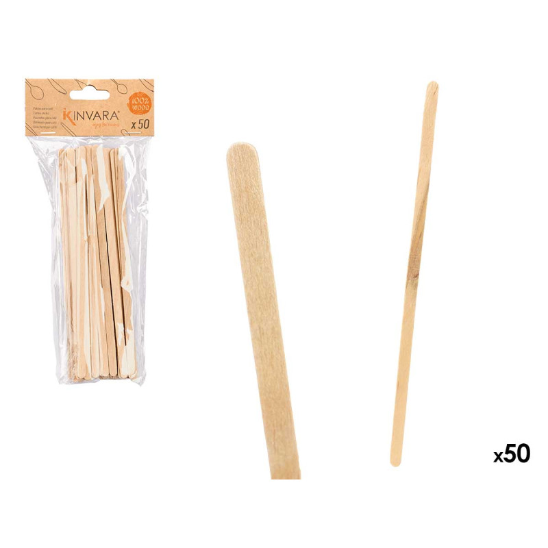 SET 50 WOODEN COFFEE MILK STICKS
