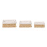 SET 3 RECTANGULAR BASKET