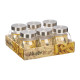 BARATTOLO BISCOTTI VETRO 1,2L TAPPO ACCIAIO