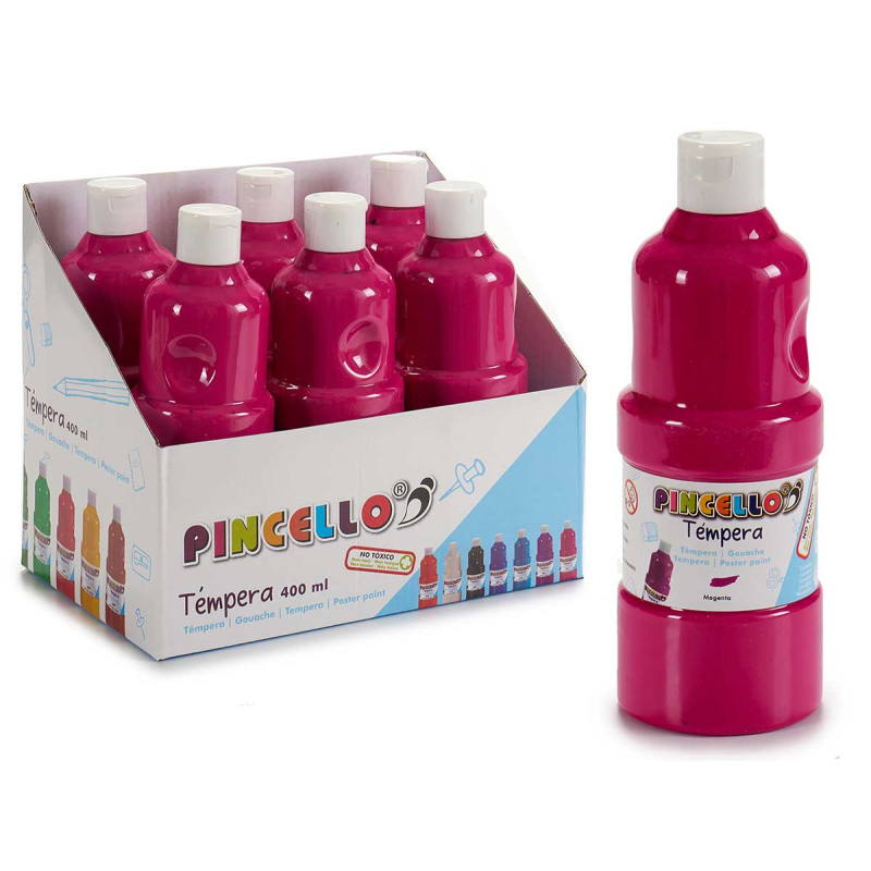 BARATTOLO PITTURA TEMPERA 400 ML MAGENTA