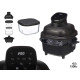 FREIDORA AIRE NEGRA VIDRIO 4,5L 1500W