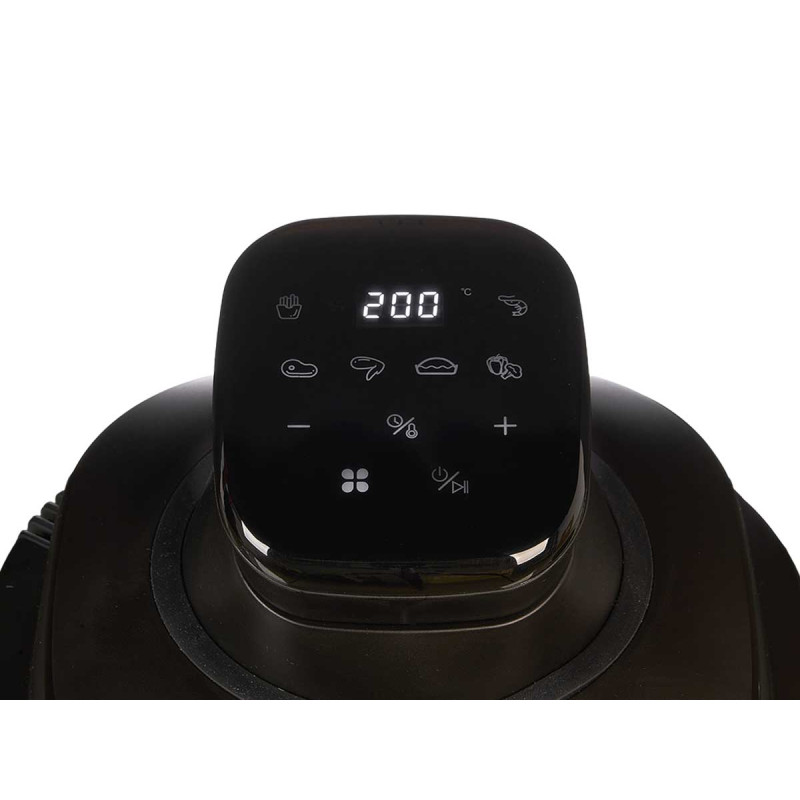 FRIGGITRICE AD ARIA NERA VETRO 4,5L 1500W