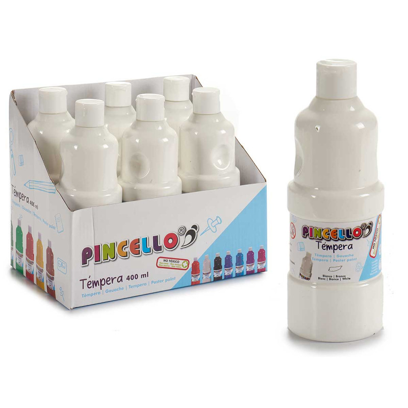 BARATTOLO PITTURA TEMPERA 400 ML BIANCA