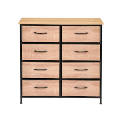 MUEBLE 8 CAJONES EFECTO MADERA