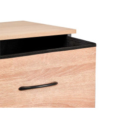MEUBLE 9 TIROIRS EFFET BOIS