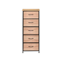5 DRAWER CABINET WOOD EFFECT