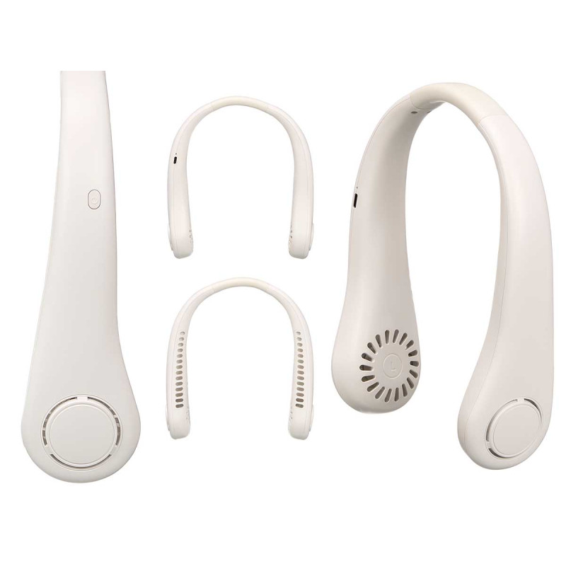 VENTILATORE DA COLLO BIANCO