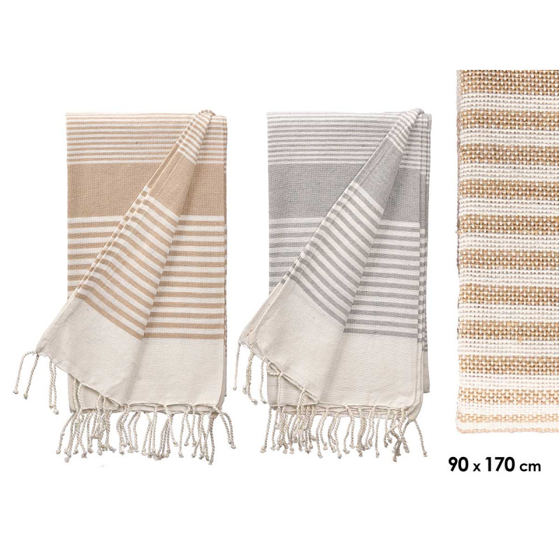 MULTIUSOS RAYAS SURT 2 COL 90X170CM 