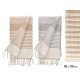 SARONGUE LISTRADO SORT 2 COR 90X170CM