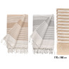SARONG A RIGHE ASSORTITO 2 COL 170X180CM