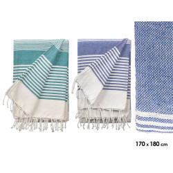 MULTIUSOS RAYAS SURT 2 COL 170X180CM