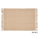 TAPPETO COTONE A RIGHE MARRONE NATURALE 60X90CM