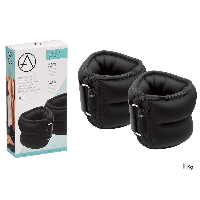 ENSEMBLE 2 POIDS AJUSTABLES POIGNETS ET CHEVILLES
