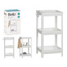 LIBRERIA PLASTICA BIANCA 3 MENSOLE 70.5CM