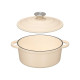 CASSERUOLA GHISA BEIGE 20CM