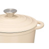 CASSERUOLA GHISA BEIGE 20CM