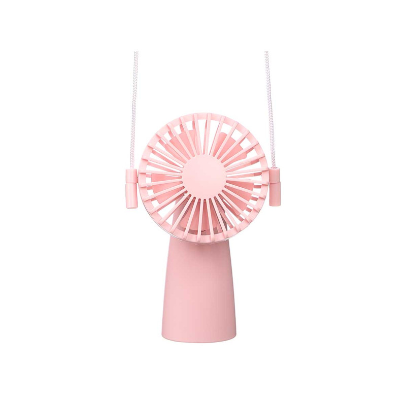 VENTILADOR PORTATIL CORDON ROSA