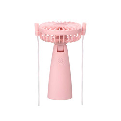 PORTABLE FAN LANYARD PINK