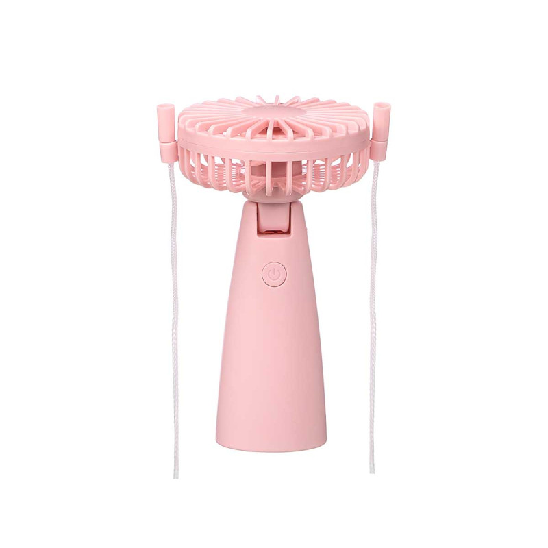 PORTABLE FAN LANYARD PINK