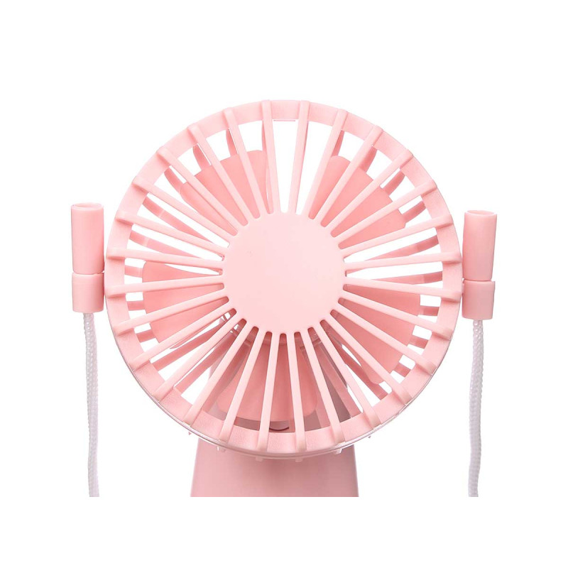 VENTILADOR PORTATIL CORDON ROSA