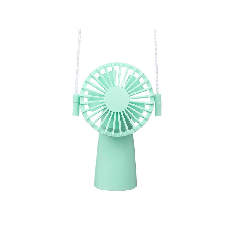 VENTILATEUR PORTABLE CORDON MENTHE