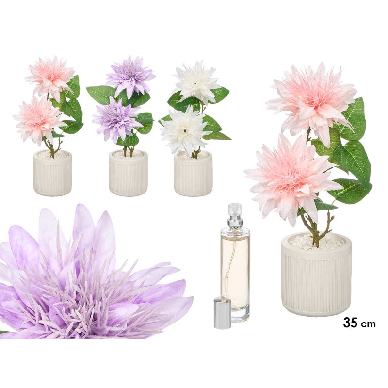 BIG PLANT AIR FRESHENER DALIA ASST 3 COLOURS