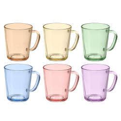 BROCCA MUG ASSORT 6 COL 385ML