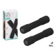 SET 2 STRAIGHT DUMBBELLS BLACK 500G