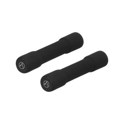 ENSEMBLE 2 HALTÈRES DROITES NOIRES 500G