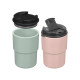 VASO TAPA VERDE ROSA SURT 300ML