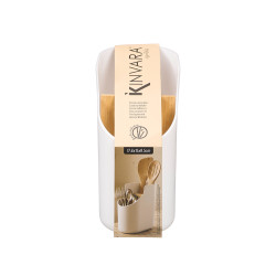 PORTAUTENSILI PLASTICA BAMBU BIANCO