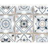 TAPIS CUISINE IMPRIMÉ CARREAUX 50X200CM