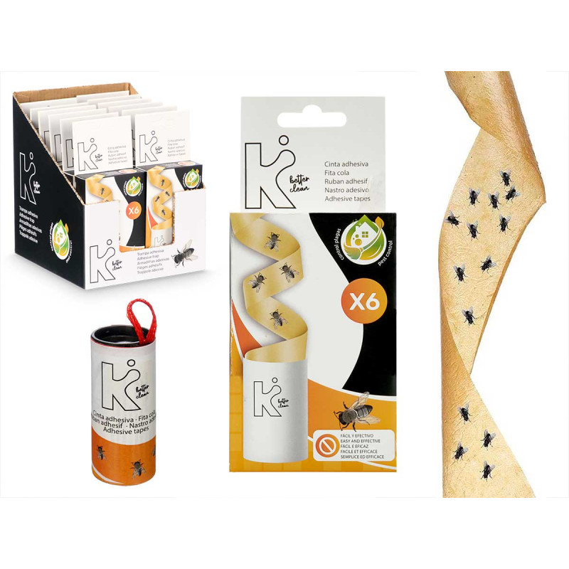 SET 4 ADHESIVE FLY TRAP