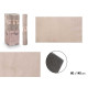 TAPIS SOFT BEIGE FONCÉ 80X140CM